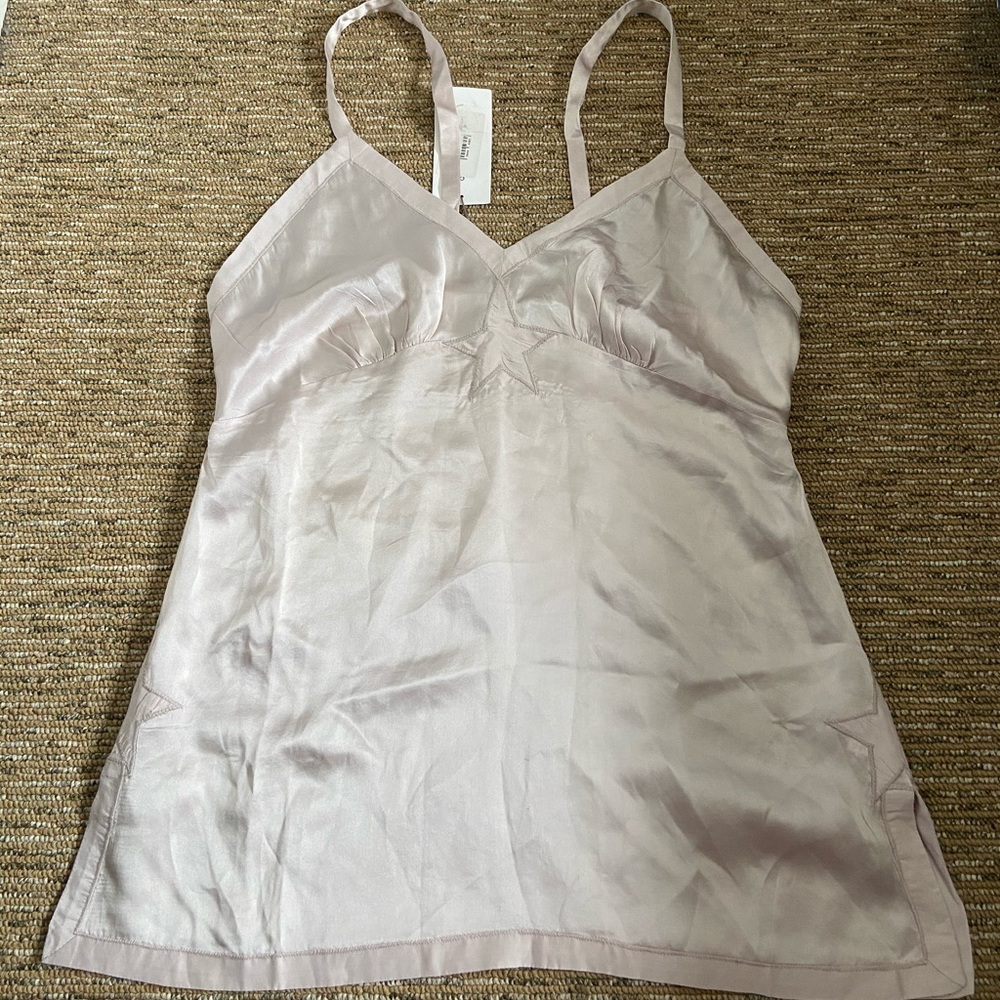 Queene and Belle silk cami top size large BNWT